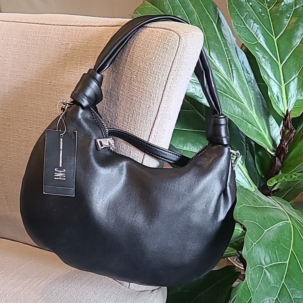 INC Black Shoulder Knot‎ Olivya Purse Crossbody NWT